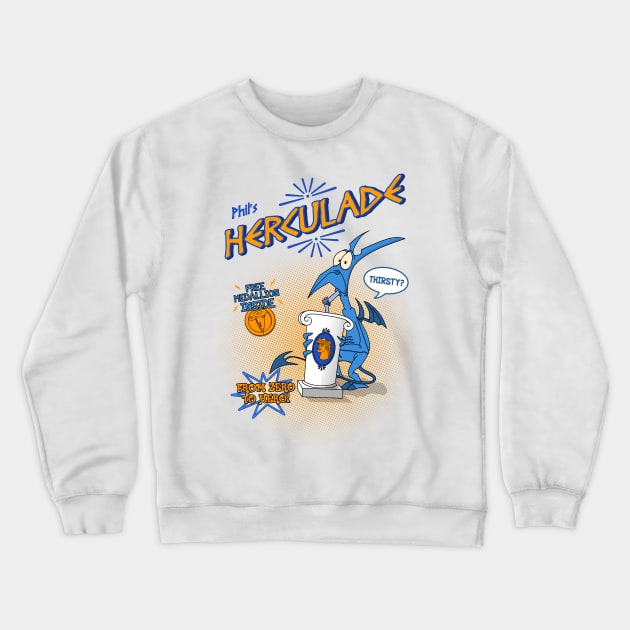 Herculade Crewneck Sweatshirt by LanfaTees